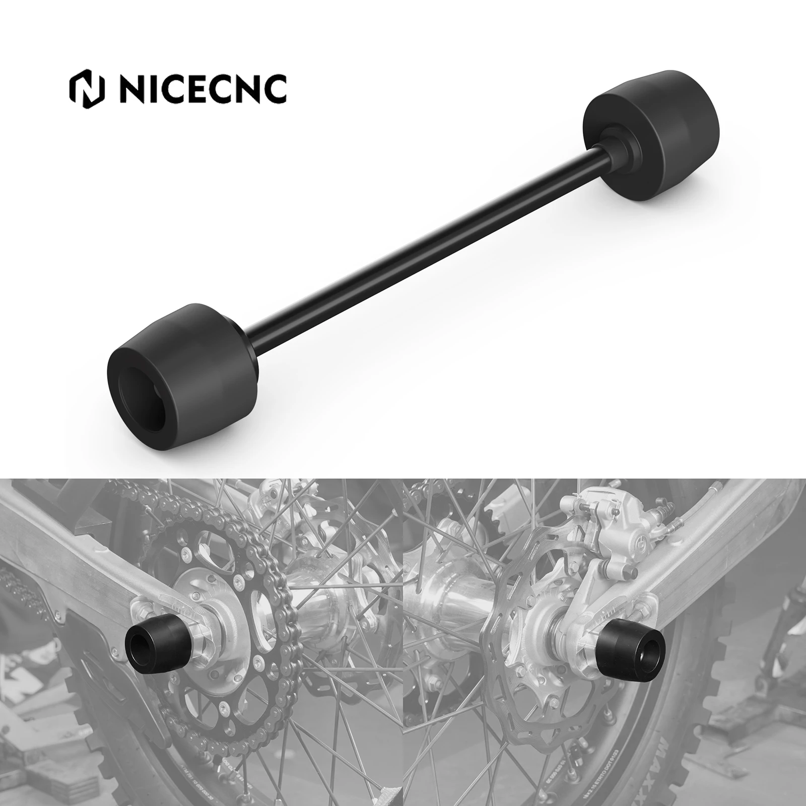 

NICECNC For Husqvarna TE 300 TE 250 FE 250 FE 350 FE 450 2024 Rear Axle Slider Fork Protector For KTM EXC 300 For GasGas EC 300