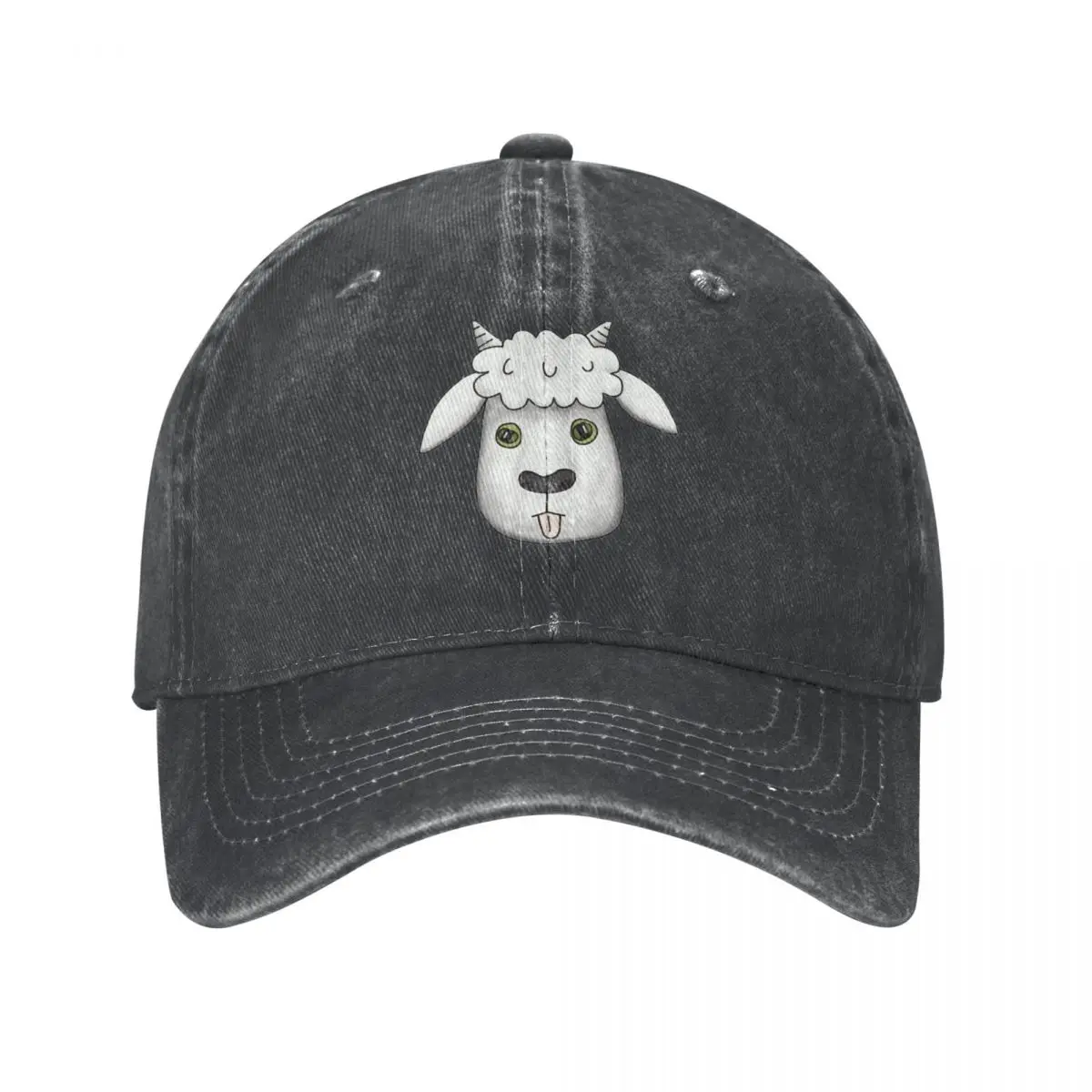 Sheep Baseball Cap Cute Animal Sports Casual Washed Trucker Hat Men Fashion Printed Washed Baseball Caps