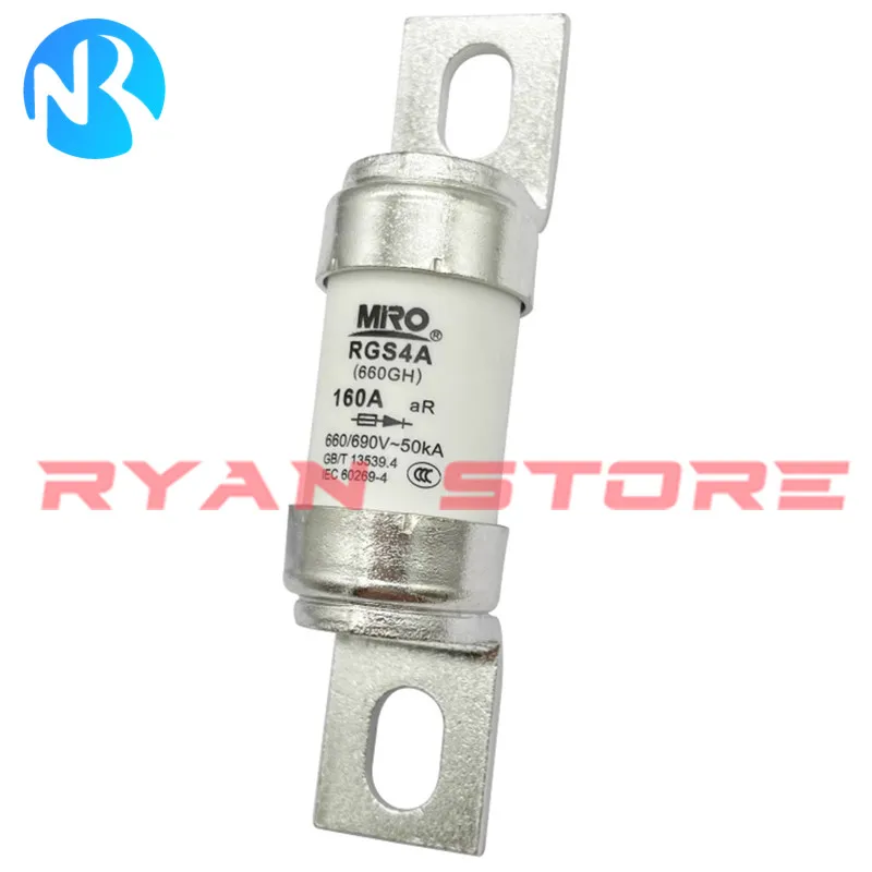 1PCS 100% New Fuse RGS4A 63A 75A 80A 100A 125A 140A 150A 160A 175A 180A 185A 200A 220A aR 660GH 690V