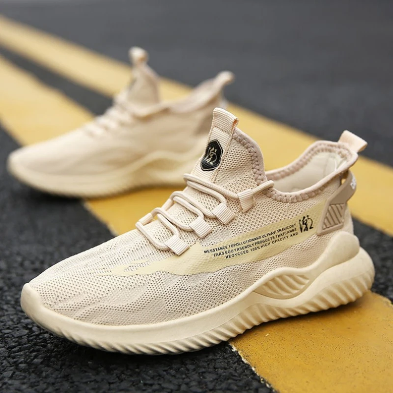 

Summer Unisex Mesh Breathable Casual Sneakers Light Anti-slip Soft Running Shoes Outdoor Leisure Hiking Flat Sneakers Zapatillas