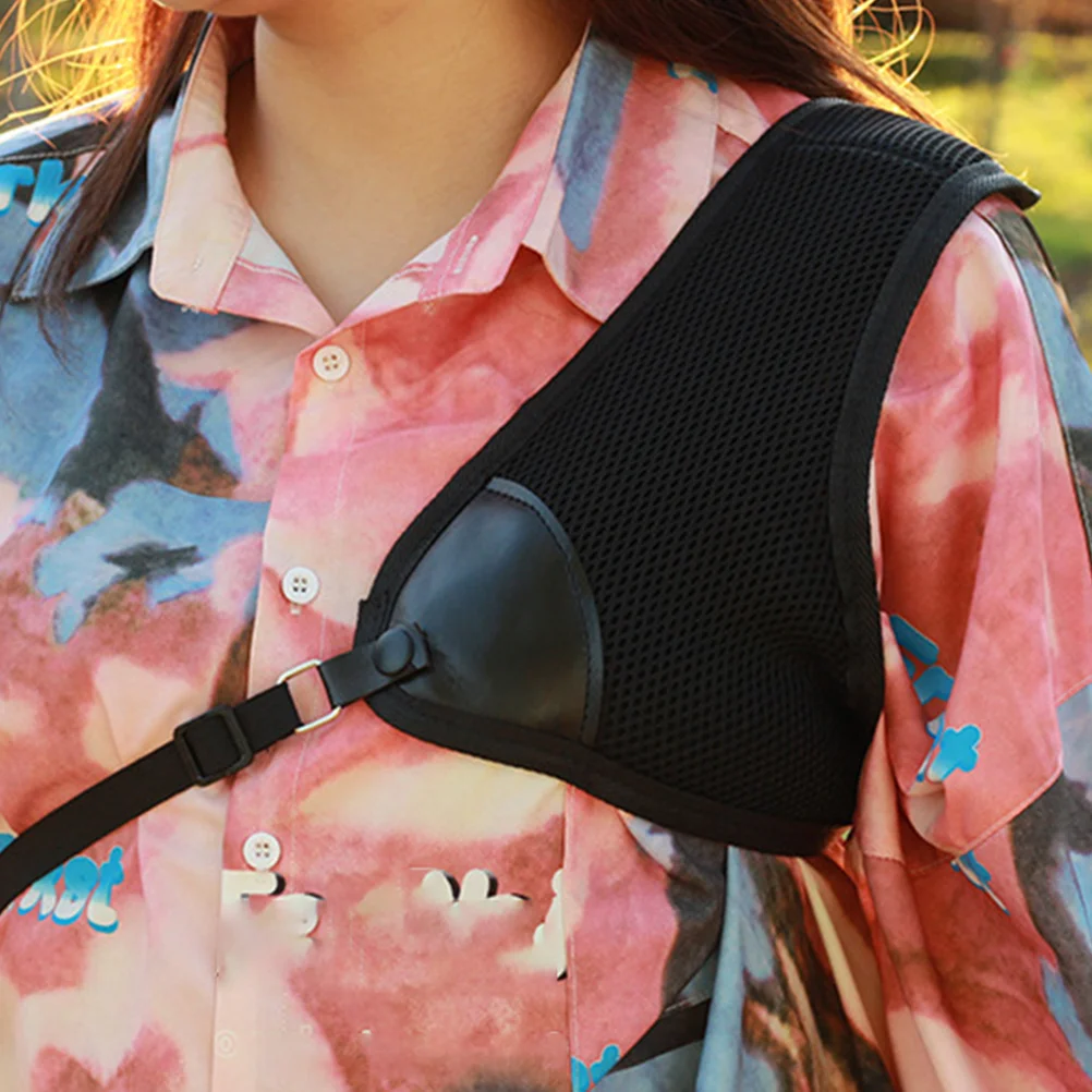 

1pc Archery Chest Guard Professional Chest Protector Breathable Lightweight Adjustable Sport Accessory for Riding Hunting