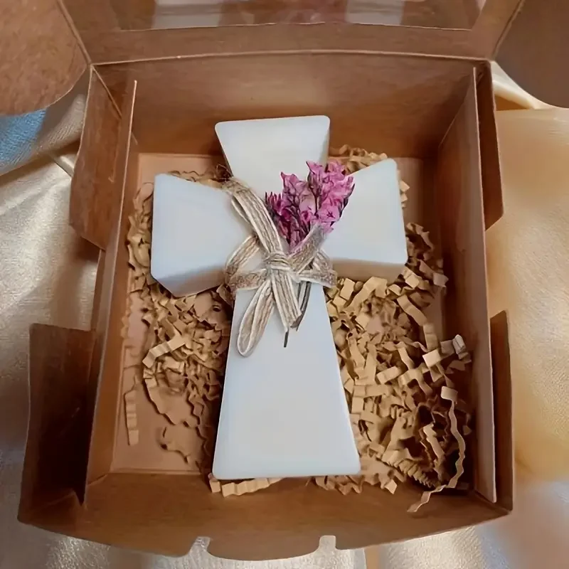 DIY Cross Silicone Mold Versatile Moulding Tool for Handmade Candles Soap Plaster Epoxy Resin Products