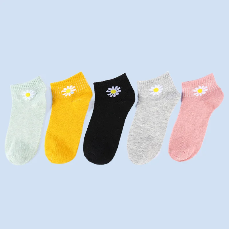 

5/10 Pairs Fashion Women's Boat Socks Spring and Summer Thin Candy Color Women's Socks Low-top Socks Casual Invisible Socks