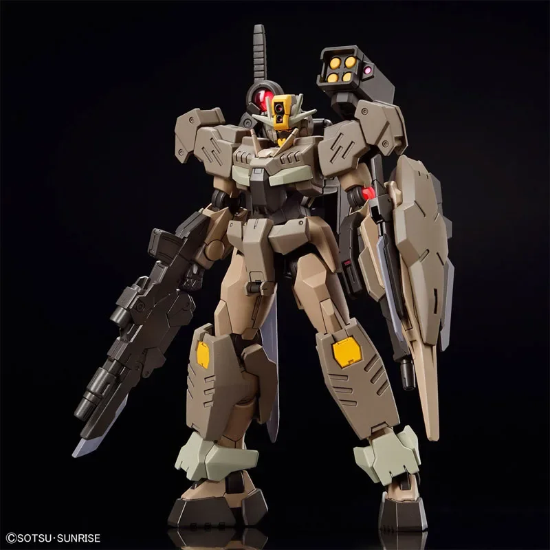 Bandai HGGBM 1/144 Gundam 00 Command Qan[T] Kit Model Gundam Asli Gurun Mainan Model Perakitan Figur Aksi Hadiah Natal