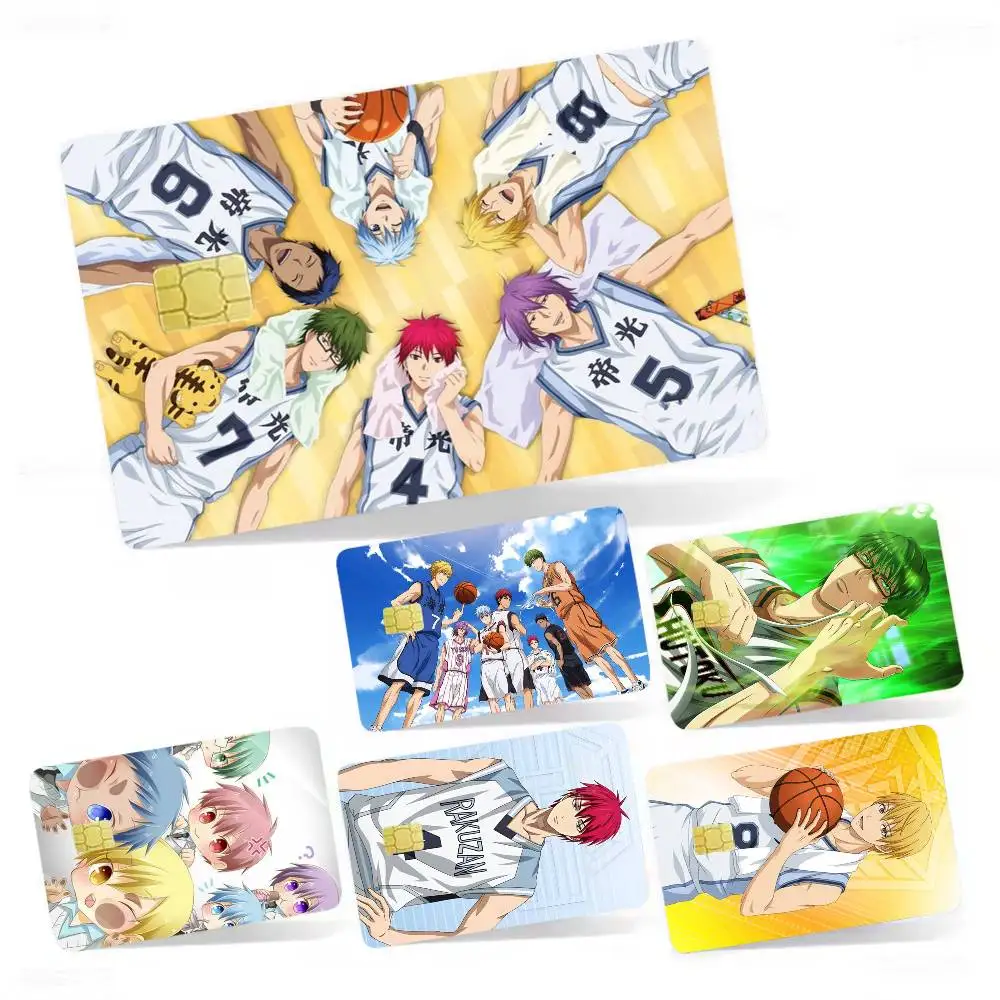 

Anime K-Kuroko's B-BasketballS 4pcs 1Set Card Stickers Small Waterproof Chip 4PCS Card Sticker Anti-Scratch