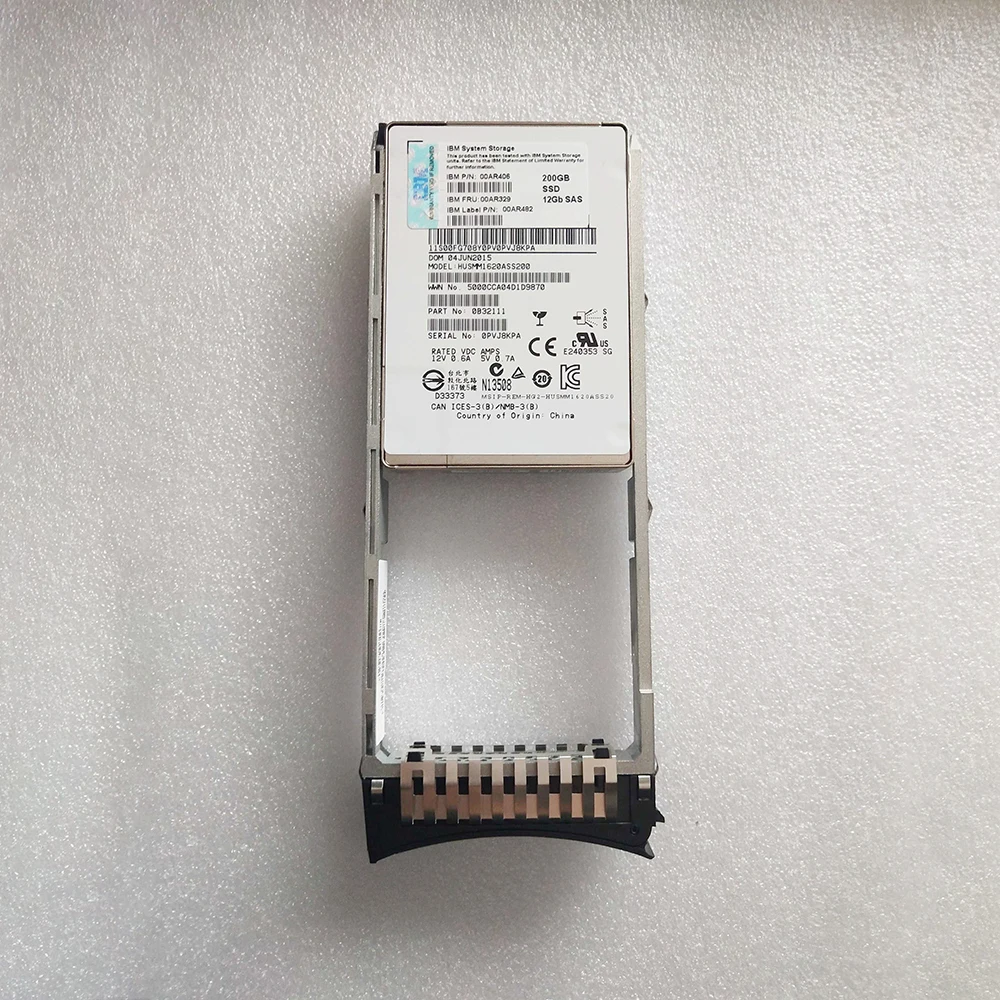 

00AR482 00AR329 00AR426 For IBM Hard Disk V7000 200GB 12gb SAS SSD