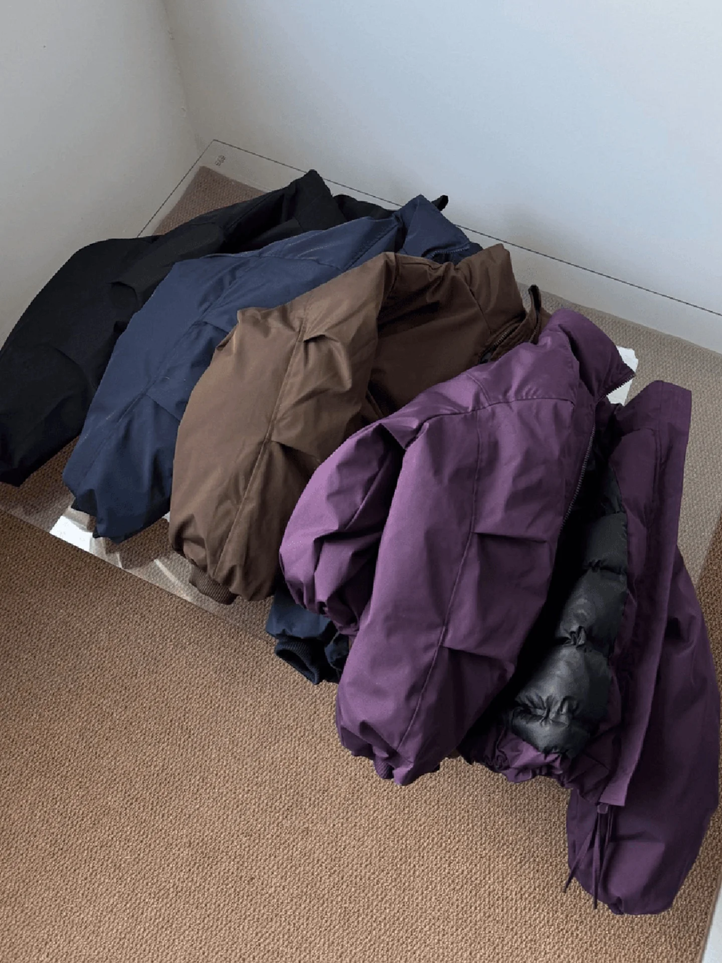 

Bomber Flight Jaet Cotton Men's Winter Thiened American Tee-proof ort Coat ape Polyester Fiber Long Sve Zipper