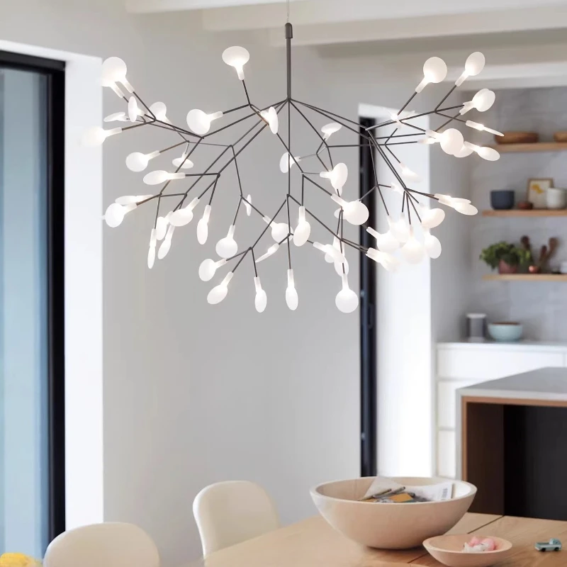 

Simple modern living room chandelier Nordic creative bedroom dining room lamp designer artistic personality villa hotel lamp