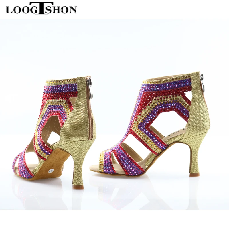 LOOGTSHON Latin water platform dancing shoes woman fashion shoes High Heels Jazz Shoes heels for girls  ladies free shipping