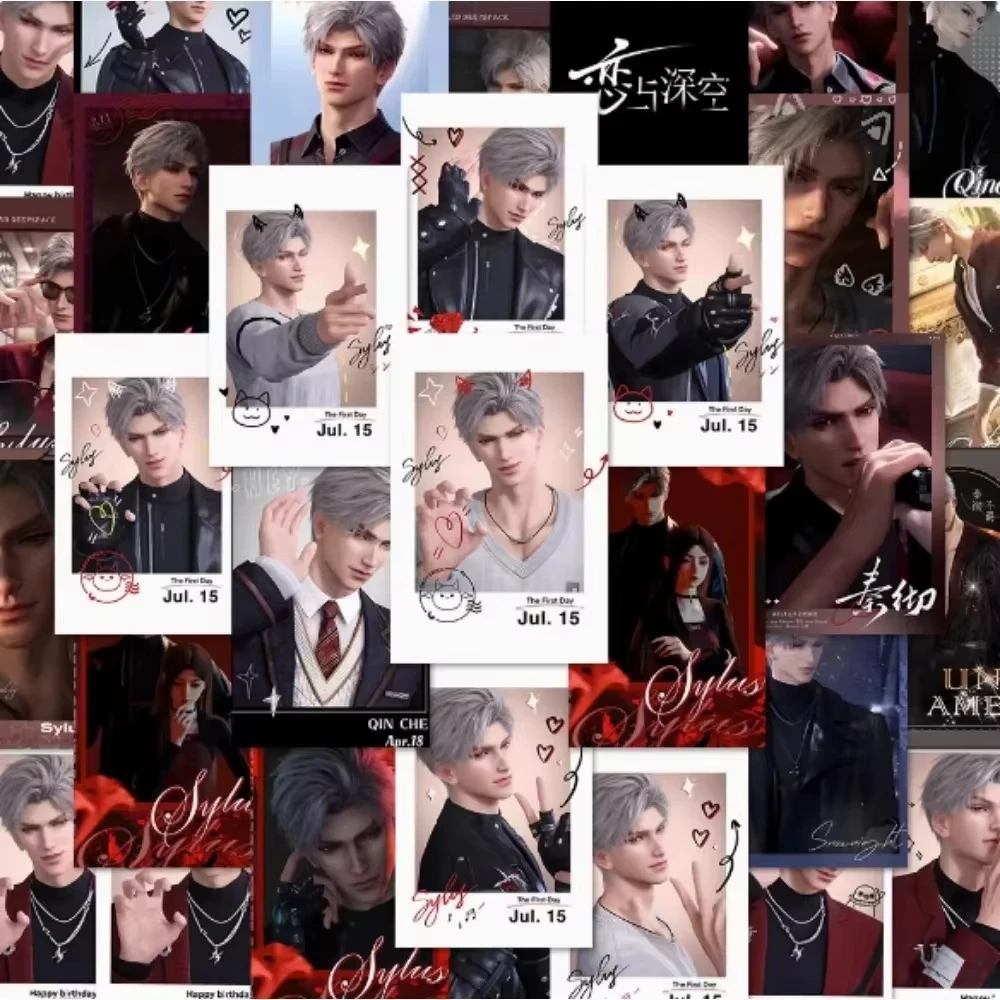 Love And Deepspace Sylus Lomo Cards Happy Birthday Photocard Fans Collectible Cards Gift