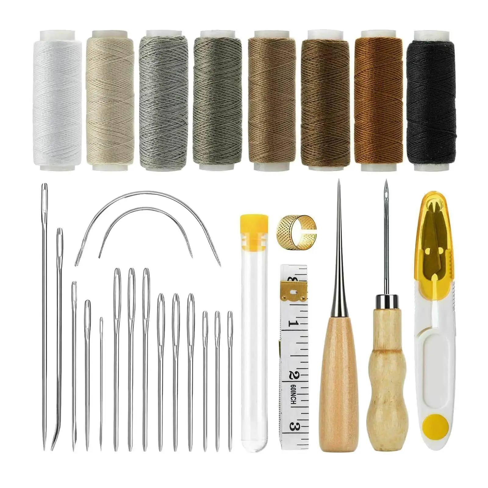 29Pcs Leather Craft Sewing Leather Work Tools Set Leathercraft Accessories