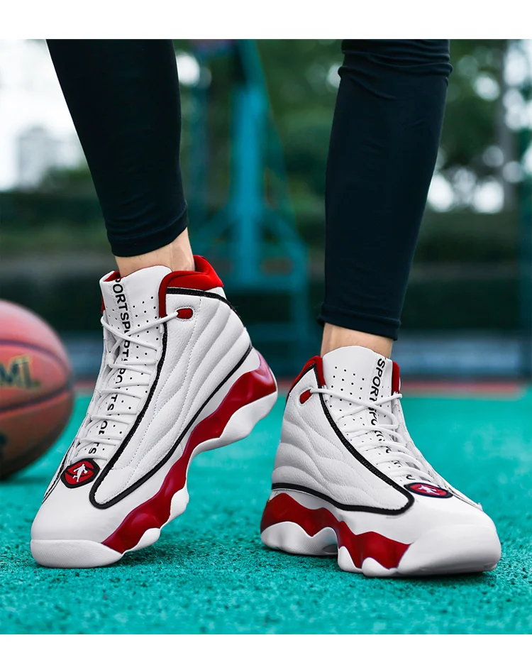 2025 Winter High Quality Mens Basketball Shoes Boys Basketball Shoes Summer High Top Anti Slip Outdoor Sports Shoes