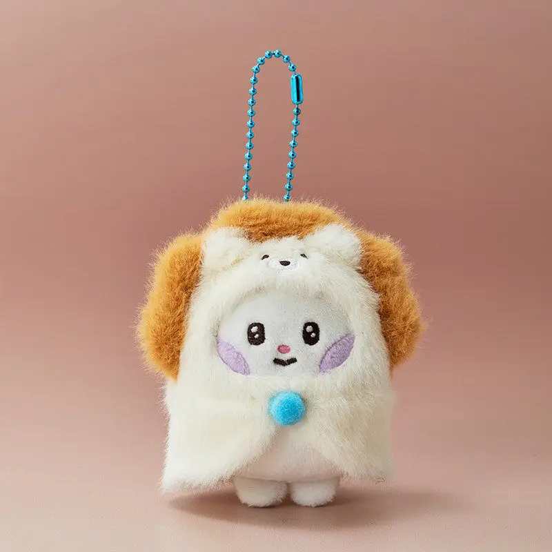 Nowa Seria Zwierząt Zeroni Pluszowy Zb1 Brelok z Peleryną w Kształcie Serca, Gadżet z Piłką w Kształcie Serca, Merchandise z Zhanghaem, Hanbinem, Jiwoongiem, Rickyem, Yuniniem