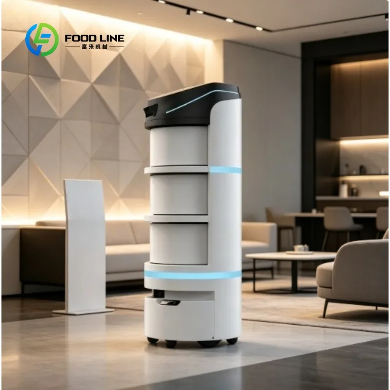 Custom Intelligent Meal Medicine Delivery Robot Commercial Restaurant Waiter Automatic Catering Food Serving Delivery Robot