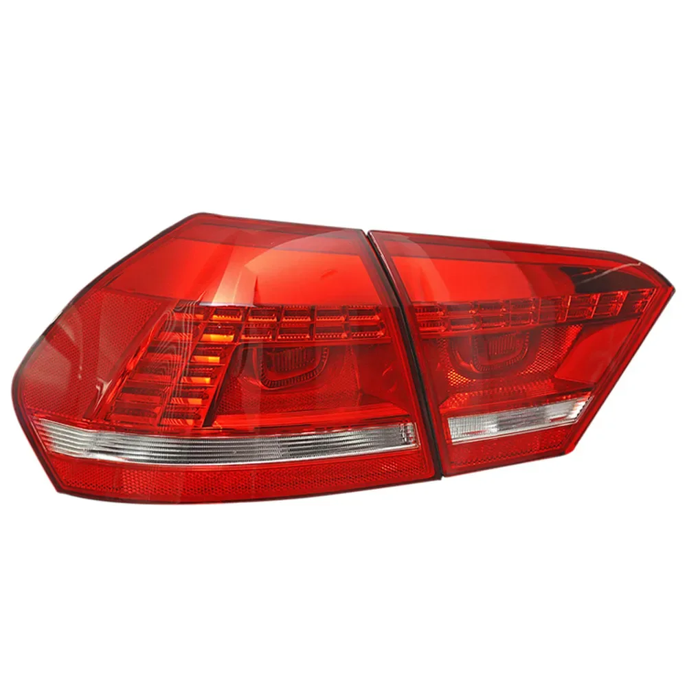 Brake Light Taillight Assembly for Volkswagen vw Passat b7 2011-2015 upgrade to LED with Turn Signal 2pcs