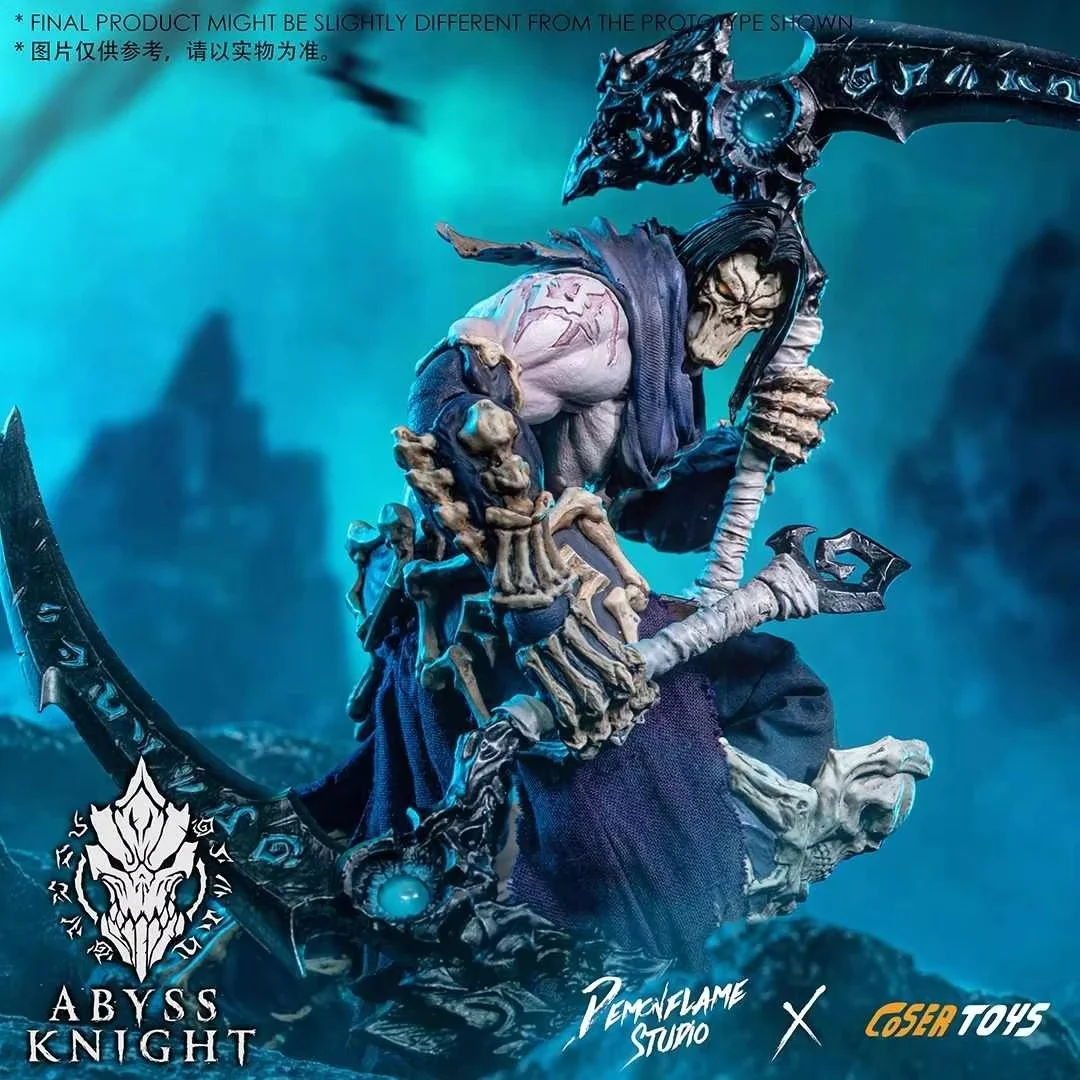 1/12th مقياس Pemcvflame Studio X Cosertoys Darksiders 2 الموت المنقولة نموذج Gk لعبة جمع الهاوية فارس Ad-005 الشكل
