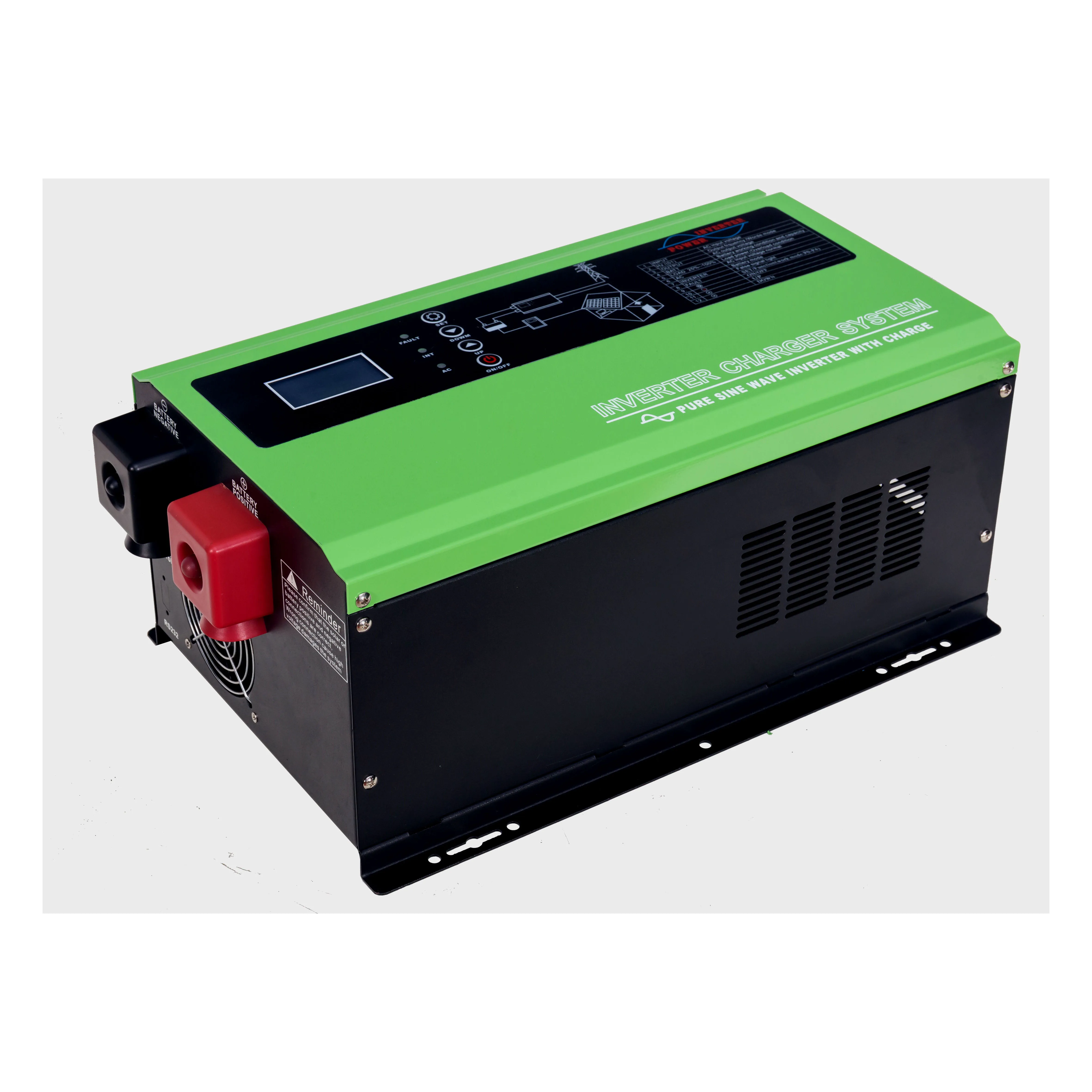 

solar inverter 24v /48v Low frequency pure sine wave inverter 3000w Inverter with charge 50 HZ 60 HZ for solar system