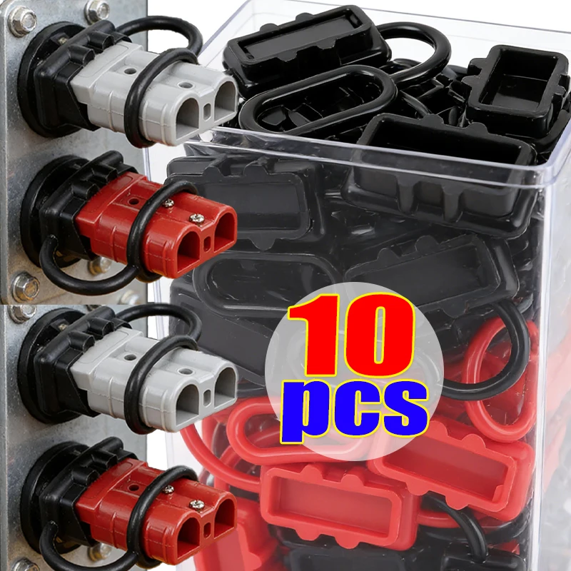 

Мягкий резиновый пылезащитный колпачок для разъема литиевой батареи Anderson 50A/120A, 2-контактный защитный колпачок для разъема аккумулятора, пылезащитный колпачок для разъема-разъемника