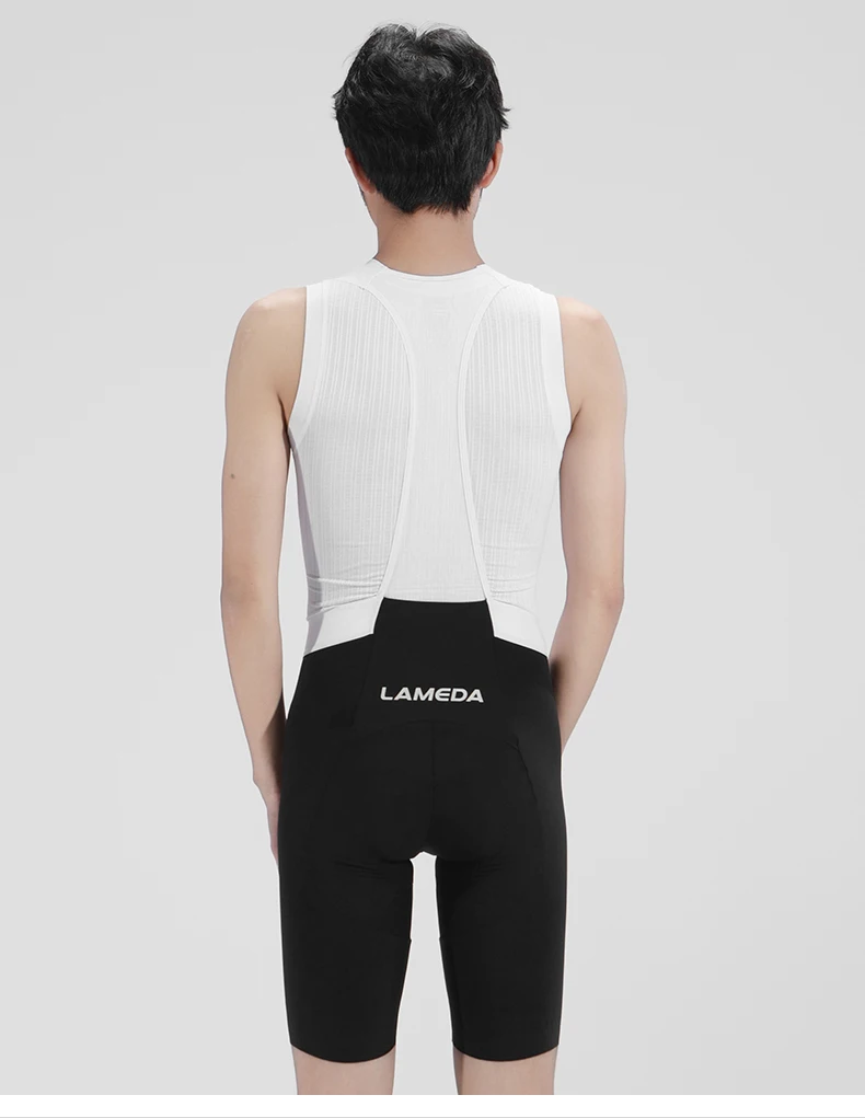 LAMEDA Radfahren Trägerhose Herren Rennrad Shorts Langstrecken Pad Reithose Professionelle Radfahren Shorts Sommer Fahrrad Kleidung – Detail 19