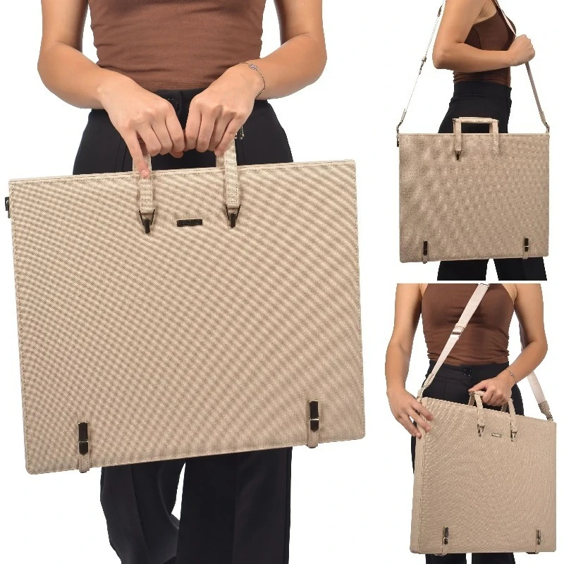 

A3 Artists and Painters Leather Binder Combination Art Supplies Gift Ideas Include Leather Binder and Folder