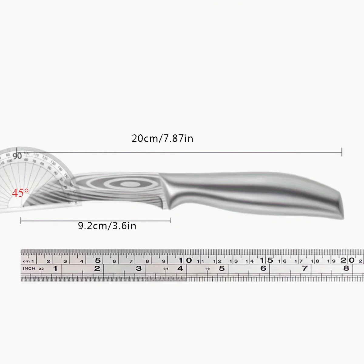 All-steel Curved Fruit KnifeKitchen Essential Boning KnifeFruit Carving Knife