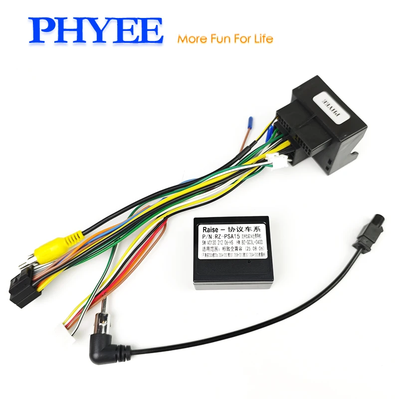 CAN Bus Harness Adapter Quadlock 40Pin/56 Pin, SWC Retention P&P 16Pin Android for Peugeot 408 308 207 208 2008 Citroen C3 C4 C5