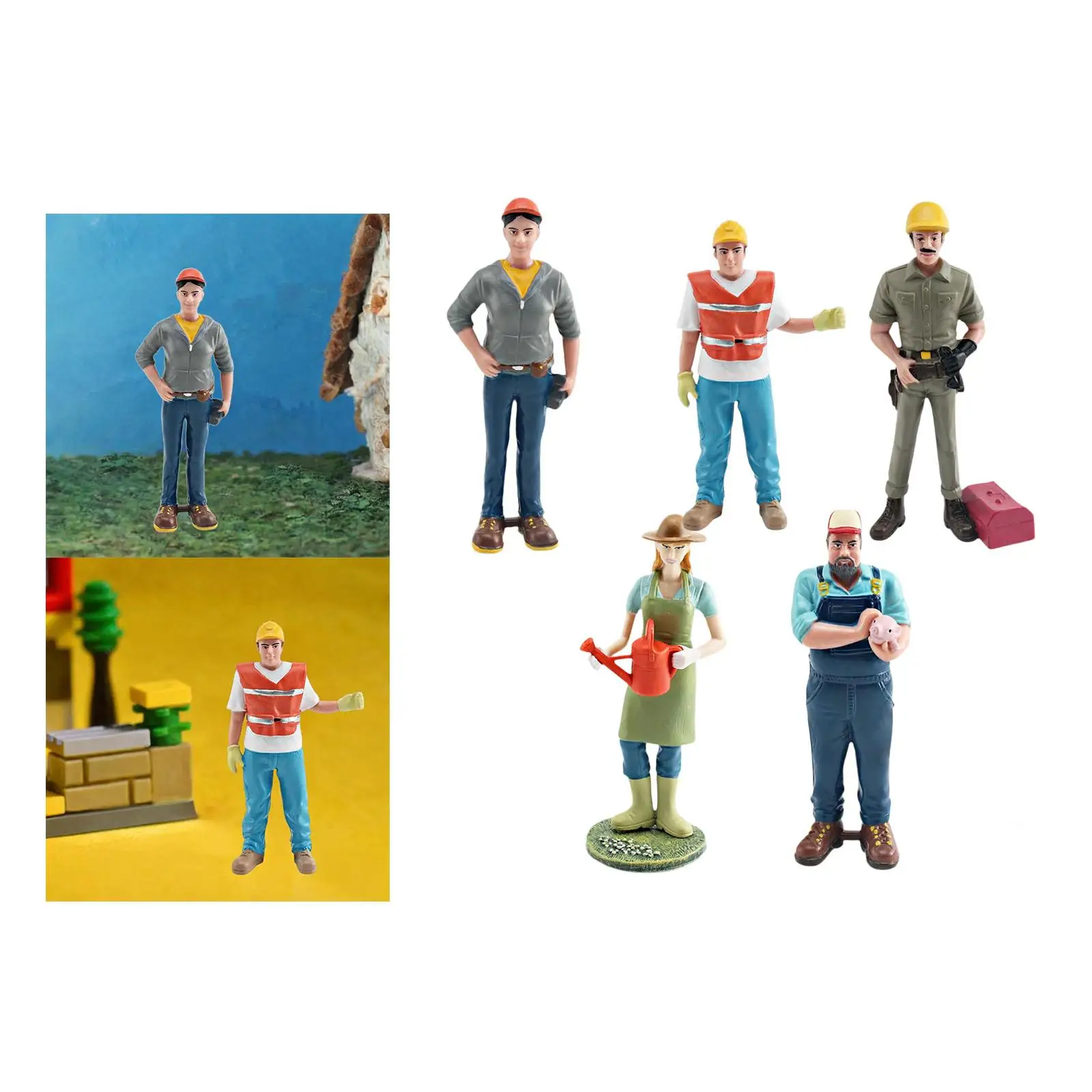 Menschen Modell Diorama Landschaft Landschaft Landschaft Landschaft Dekor winzige Menschen Modell Miniatur Diorama Figur profession elle Figur