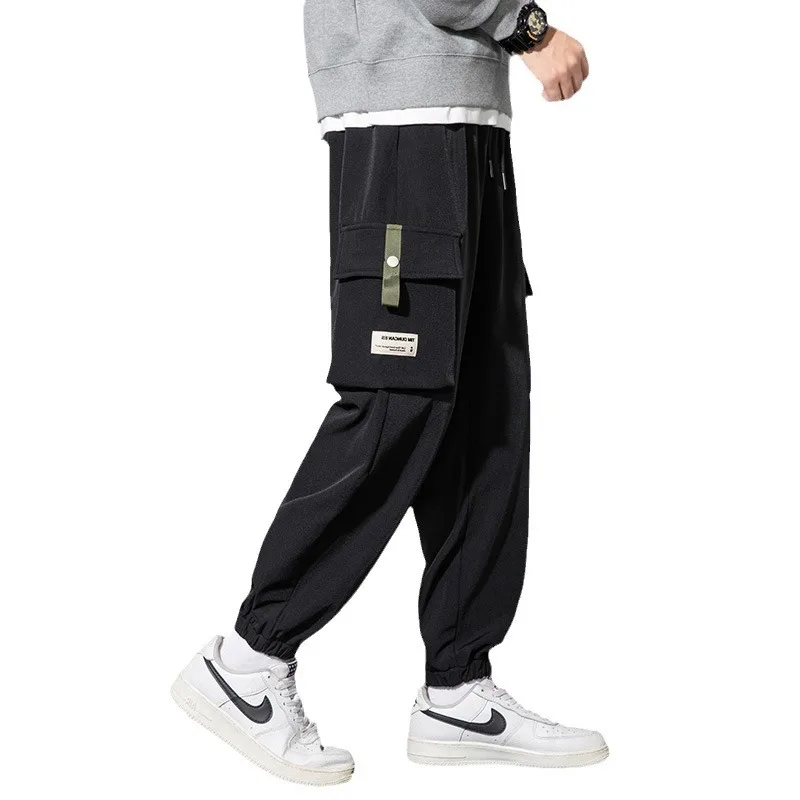 Trand Incargo Pants Men's 9 Pants Banding Jockers Pants autumn big size sports casual