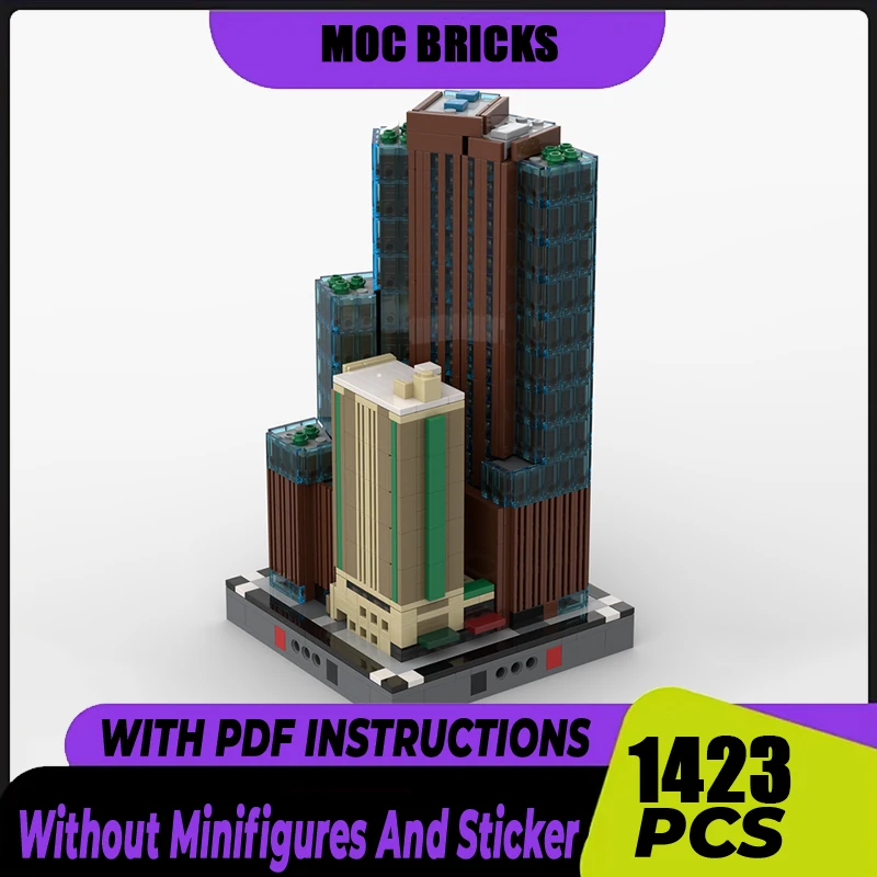 Street View Model Moc Building Blocks Embassy Suites Model Technology Brick DIY Assembly Construction Toy Holiday Gifts