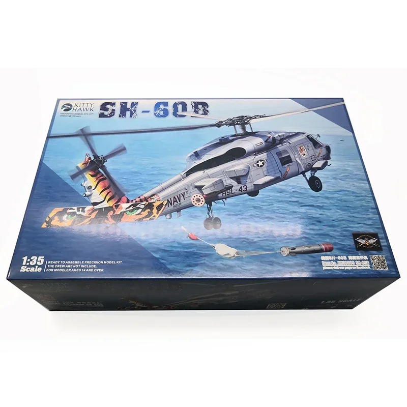 Kitty Hawk 1/35 KH50009 American SH-60B Seahawk Anti-Submarine Kit modello di aereo per assemblaggio di elicotteri