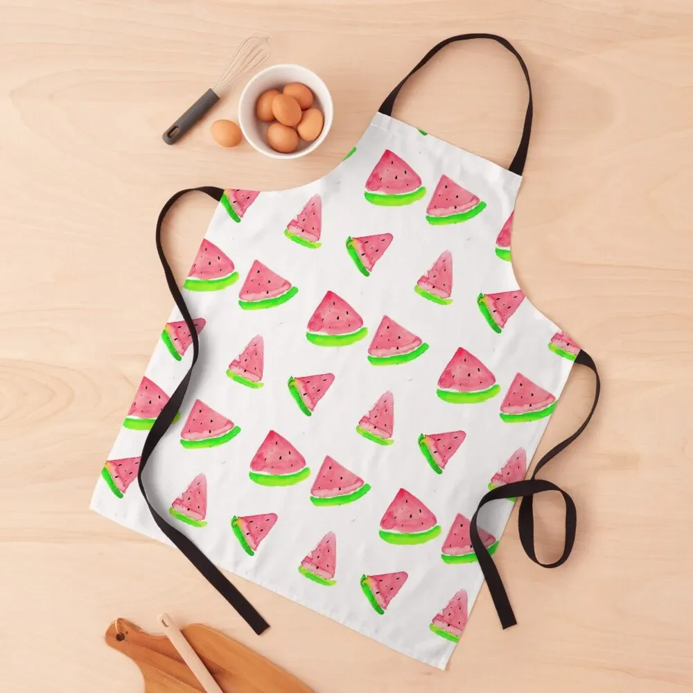 

Watermelons pattern watercolour Apron chef costume Hairdressing Hairdresser Accessories Cleaning Products For Home Apron