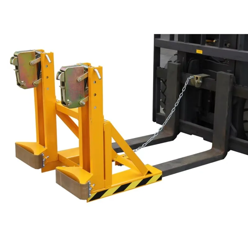 DG1000 Fork Mounted Oil Barrel Grab Forklift Drum Clamp Drum Grabber