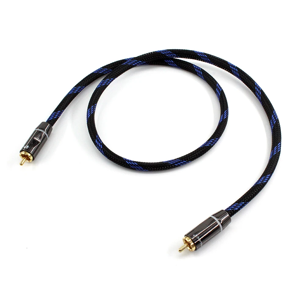 1PCS HIFI CANARE L-4E6S RCA To RCA Subwoofer Audio Cable 0.3m 0.5m 1m 1.5m 2m 3m 5M