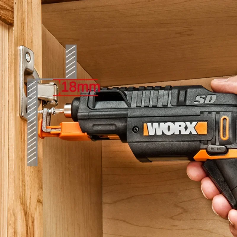 Imagem -03 - Worx-wxmailer Mini Elétrica Chave de Fenda Grupo Chave de Fenda Elétrica sem Fio Usb Bit Recarregável Ferramenta de Broca Smart Gun Estilo 4v