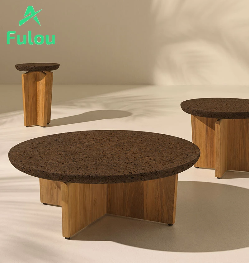 Modern  Rectangular Ceramic Coffee Table Marble Top Dining Hall Home Bar Yacht Villa Outdoor Garden Hotel Brown Side Table