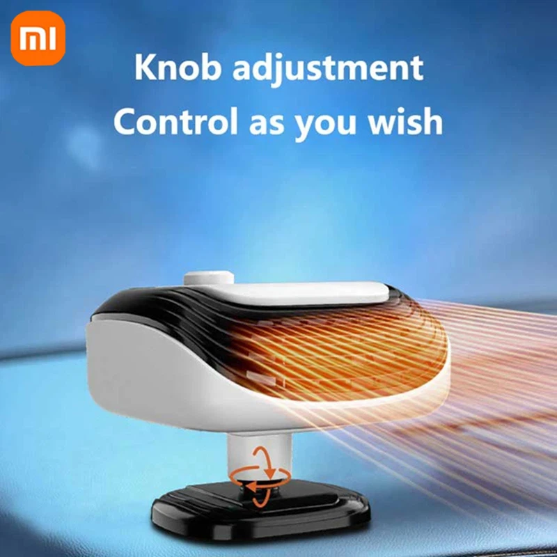 Xiaomi Car Winter Fast Heating Electric Heated Fan Auto Windshield Defogging Heating Cooling Truck RV SUV Travel Camper Tools