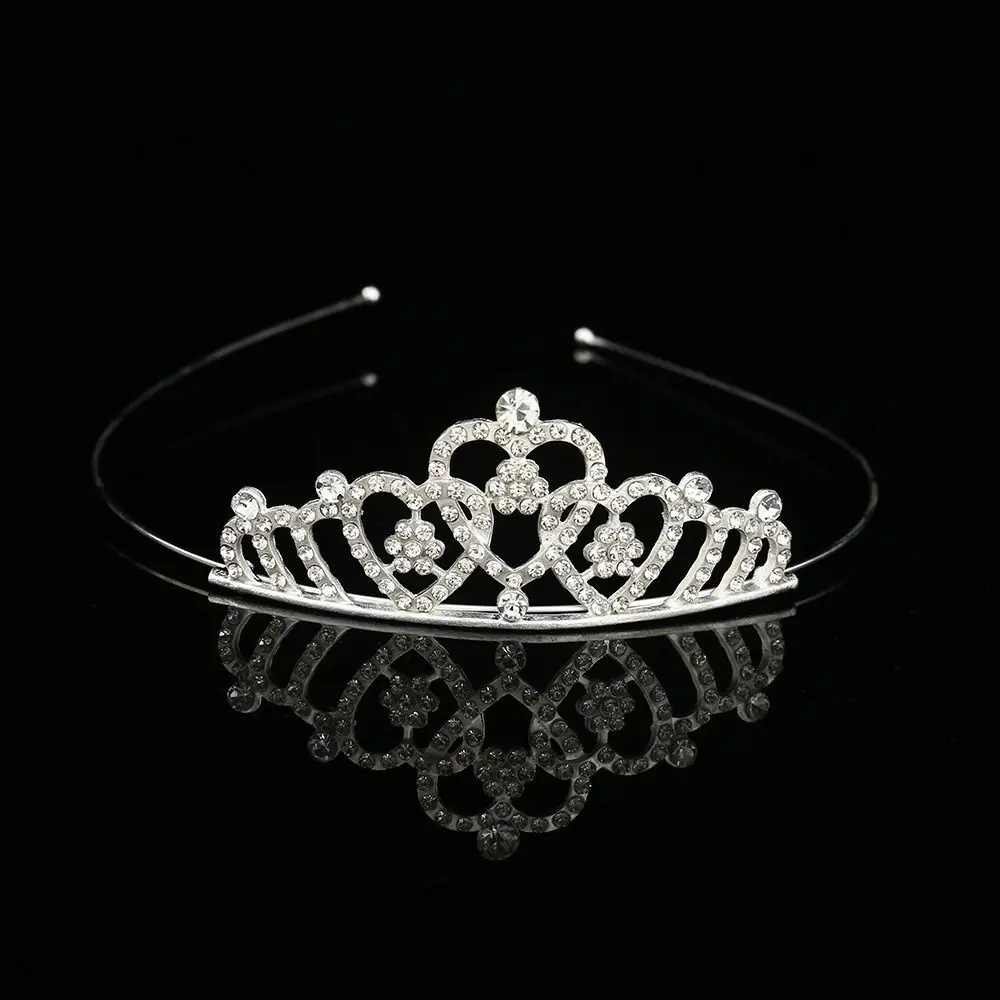 Rhinestone Crystal Wedding Tiaras Beauty Royal Prom Party Bride Hair Accessories Fashion Hair Jewelry Queen Princess Crown Girl