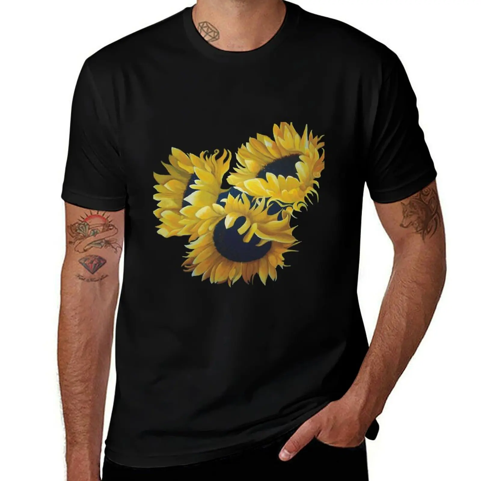 

Sunflowers T-Shirt vintage anime shirt boys whites animal prinfor boys customs design your own funny t shirts men