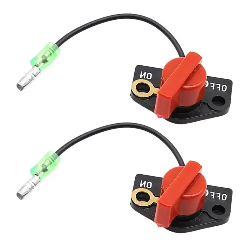 Heavy Duty Engine Stop Button Emergency Shut Off Switches Crafted from ABS Plastic Specifically For Robin EY20 Machinery D2RD