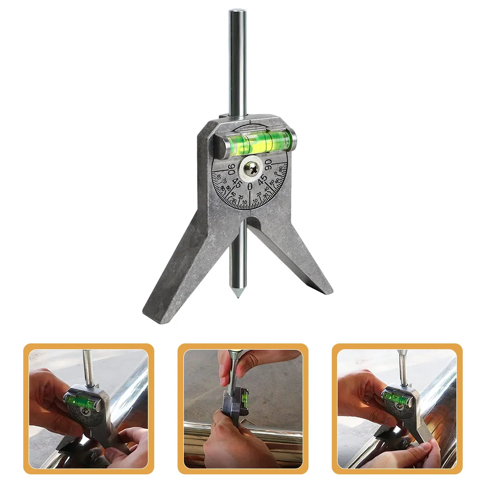 

Center Find Marker Metal Ruler Versatile Design Tube Center Precise Positioning Long Lasting Performance