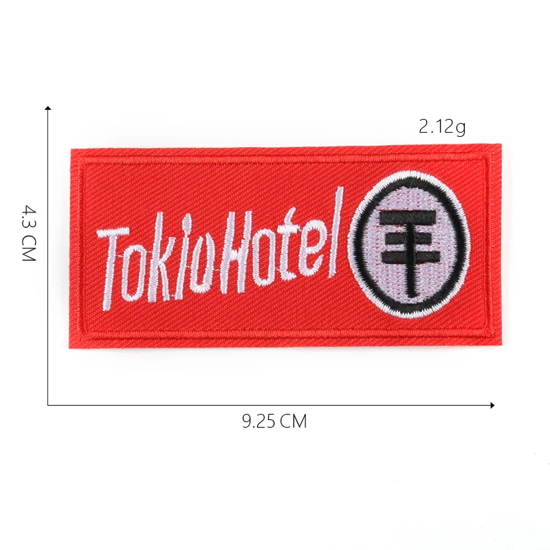 مختلط DIY مهرج بقع الهبي روك باند شارات الحديد على بقع مطرزة المشارب على الملابس معطف رسائل يزين