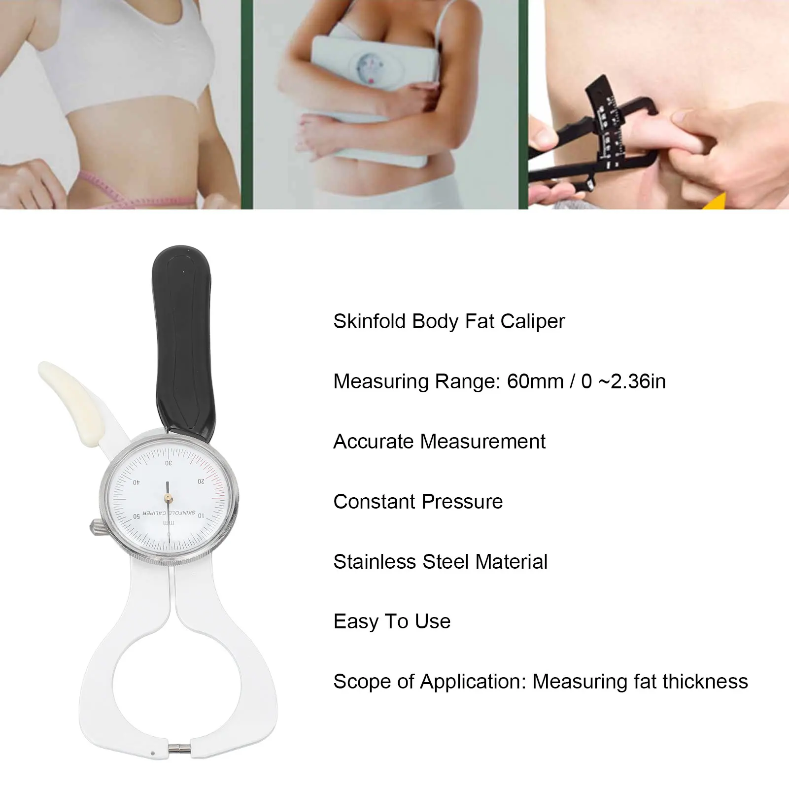 أداة قياس فرجار دهون الجسم ، جهاز اختبار فرجار دهون الجسم للياقة البدنية bmi