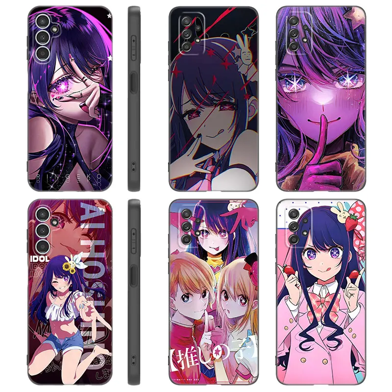 Anime Oshi no Ko Hoshino Ai Phone Case For Samsung A13 A22 A24 A32 4G A52S A53 A54 A55 A73 5G A12 A14 A15 A31 A33 A50 A51 A72