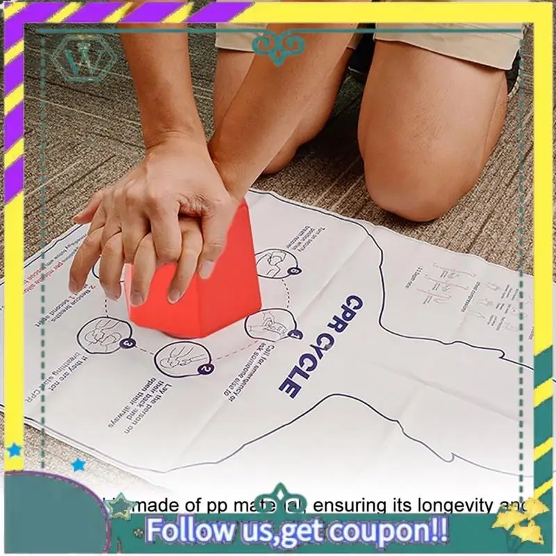 

NEW Mini Hexagon Shaped First-Aid Training Teaching Tool Body Dummy CPR-Training Kit Manikin Model Training Model