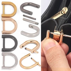 1/2pcs Metal Opening D Ring Buckle Detachable Buckle Carabiner Clasp for Leather Craft Bag Belt Strap Handle Shoulder Webbing