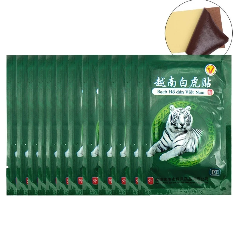 

64/80pcs Vietnam White Tiger Sticker Joint Pain Plaster Medical Plaster For Neck Back Lumbar Spine Muscle Arthritis Treatment