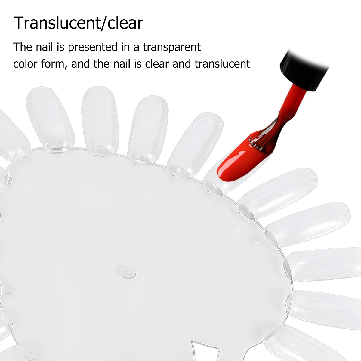 

Heart Shape Nail Show Premium Long-Lasting Multi-Color Display For Salon Manicure Decoration Exhibition Tool Color Show