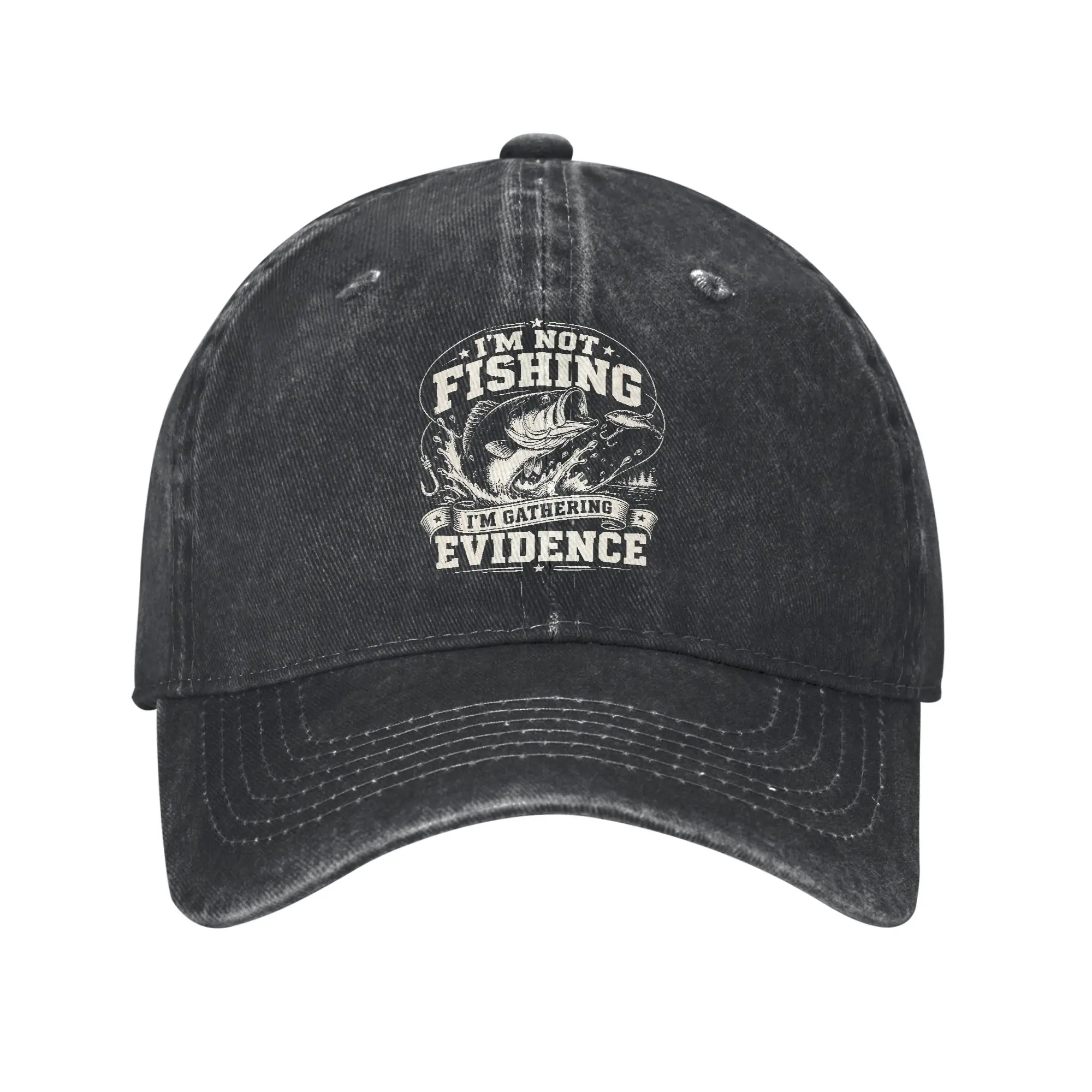 Summer I Am So Good At Catching Fish that The Fish Tell Stories Baseball Cap Sun  Wholesale Design Washed Hip Hop Hats