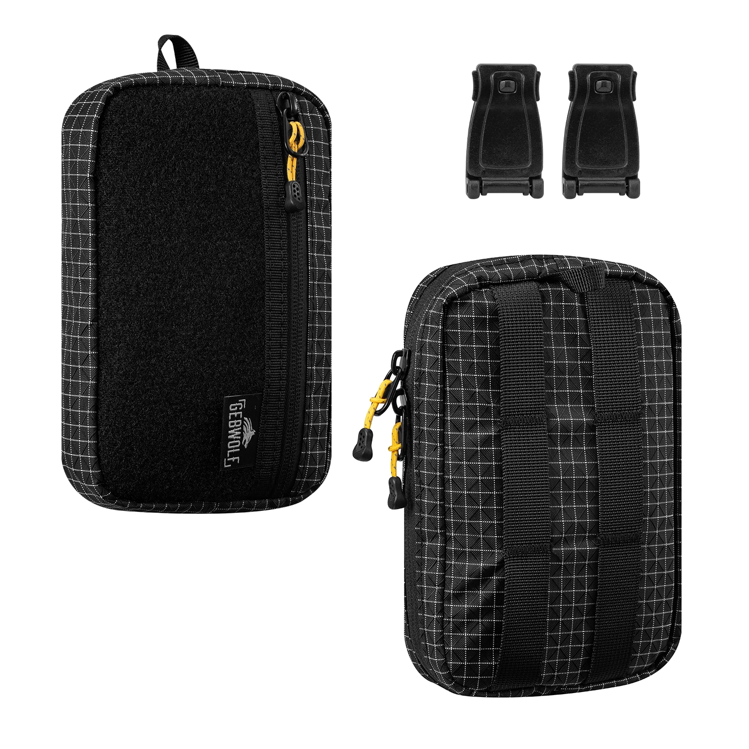 Outdoor EDC Multitool Pocket Organizer Pouch for Running, Cycling, Hiking, Camping Bag, Zipper Wallet Coin Purse, EDC Pouch
