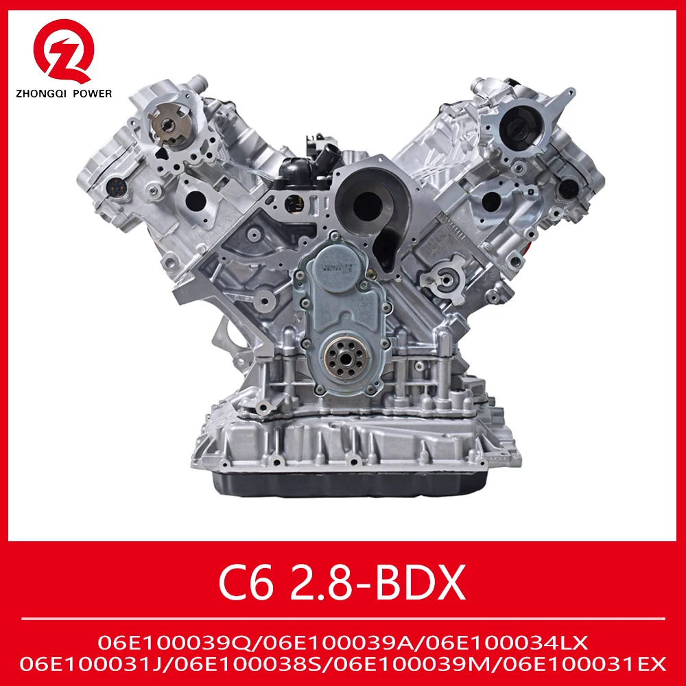 C6 2.8 BDX Gasoline 6 Cylinders Auto Engine Assembly 06E100039Q 06E100039A 06E100034LX Aar Accessoires אביזרים לרכב